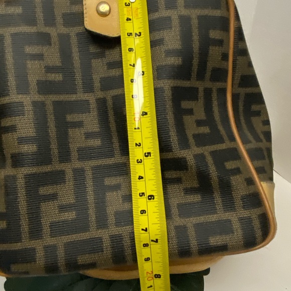 Fendi Zucca Print Coated Canvas with Leather Trim Vintage Rectangular Speedy - Picture 13 of 16